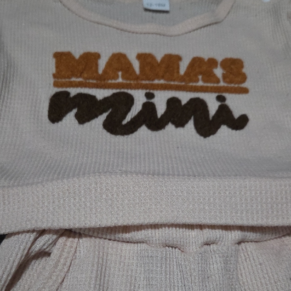 Mama's Mini Kids Sweater - Cream and Brown
